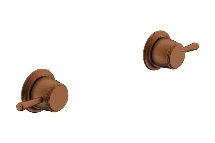 Eternal Wall Top Assembly pair Brushed Copper