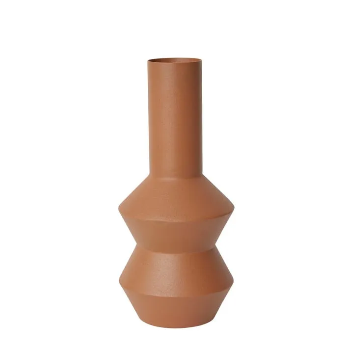 Jagger Vase Glazed Ginger - 33cm