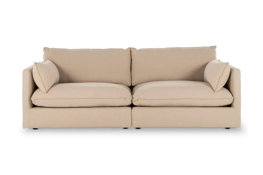 Loft Coastal 4 Seat Sofa, Beige, by Lounge Lovers