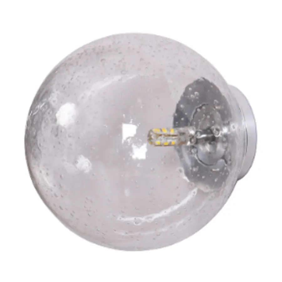 Nora Living Fera Textured Glass Wall Light (G9) Clear
