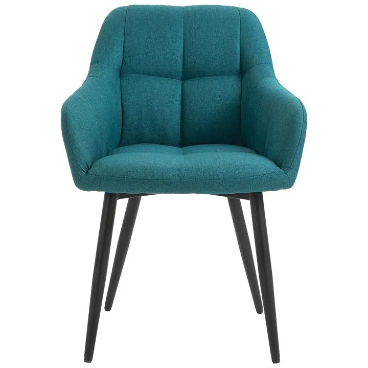 Hoff Fabric Dining Chair, Set of 2, Teal