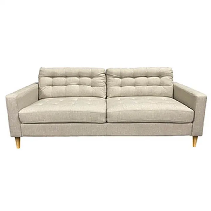 Tamworth Fabric Sofa, 3 Seater, Oatmeal