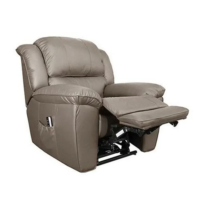 Texas Leather Dual Motor Electric Recliner Lift Chair, Taupe
