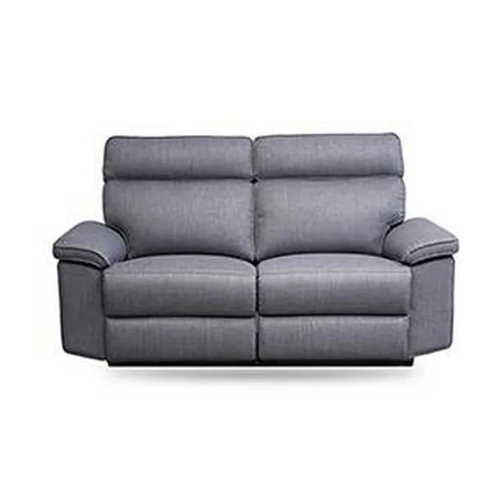 Manly Fabric Electric Recliner Sofa, 2 Seater, Dark Grey