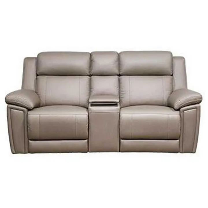 Mosman Rhino Fabric Electric Recliner Sofa, 2 Seater with Console, Mist