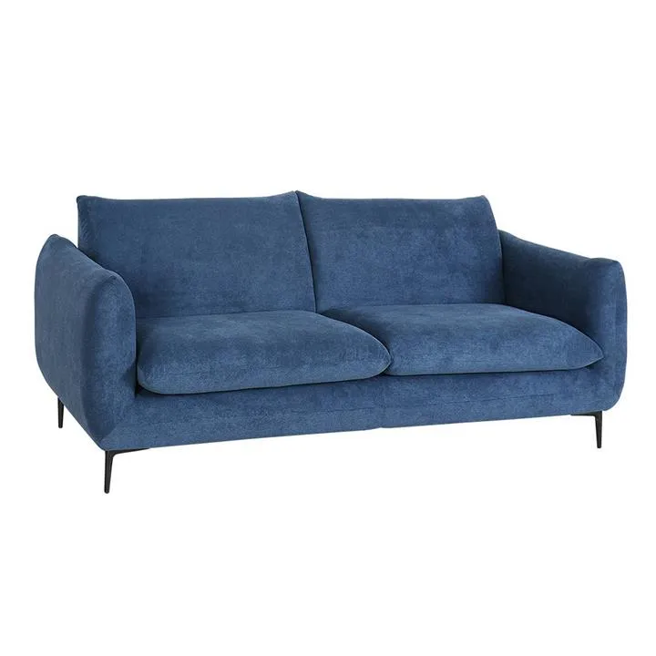 Pierre Fabric Sofa, 3 Seater, Ink