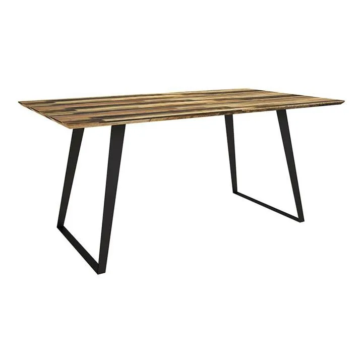 Jigsaw Acacia Timber & Metal Dining Table, 210cm, Natural