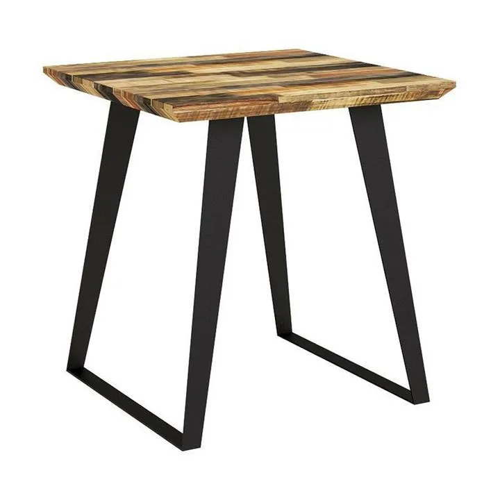 Jigsaw Acacia Timber & Metal Lamp Table, Natural