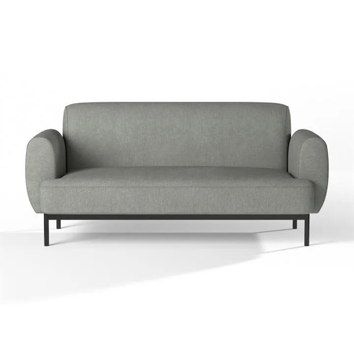 Eddie Fabric Sofa, 2.5 Seater, Pebble