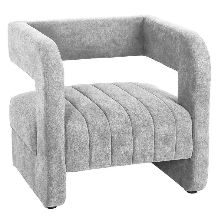 Andre Fabric Lounge Chair, Fog
