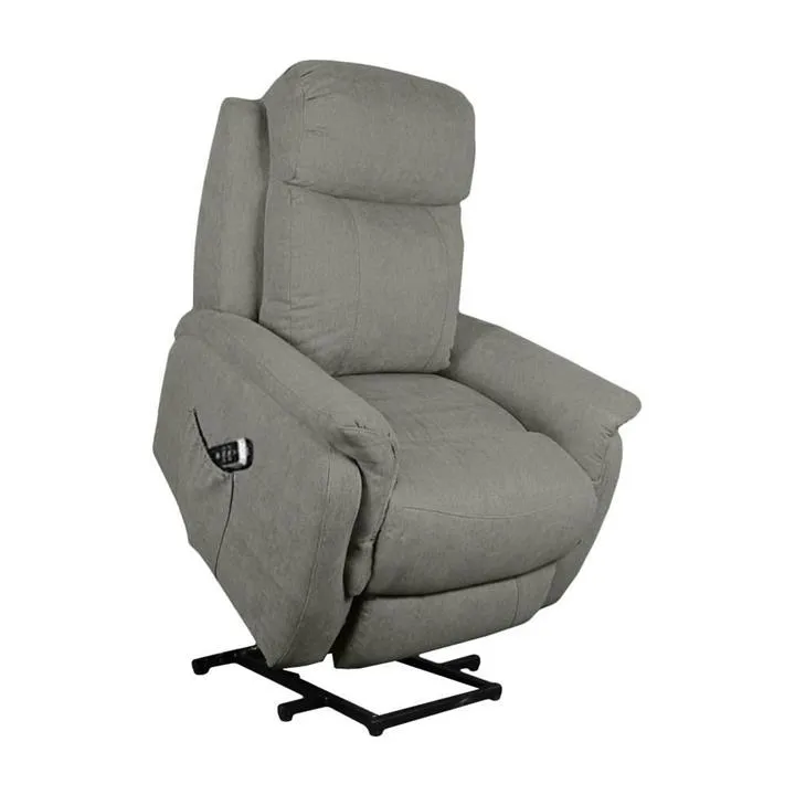Ascot Fabric Electric Recliner Lift Chair, Dual Motor, Manisa Fossil