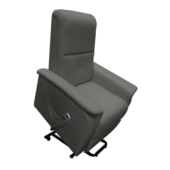 Austin Fabric Dual Motor Electric Recliner Lift Chair with Heater & Massage, Manisa Thunder