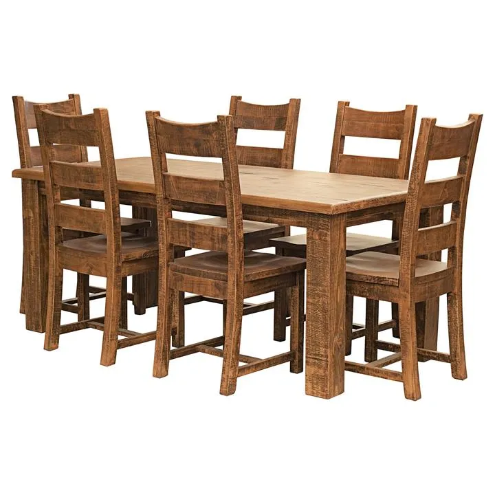 Rotorua New Zealand Pine Timber Dining Table (Table Only), 180cm
