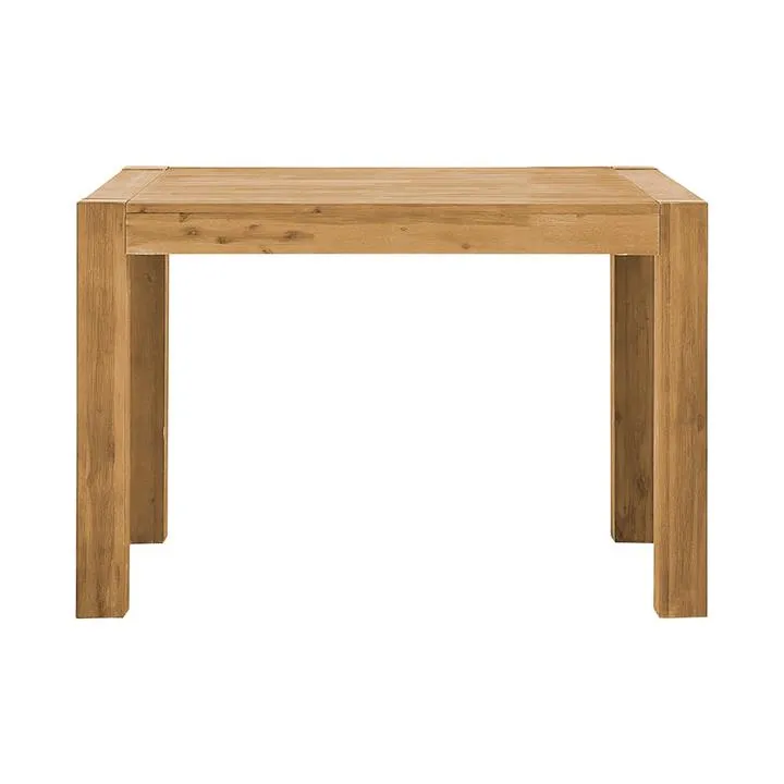 Berida Acacia Timber Square Dining Table, 100cm
