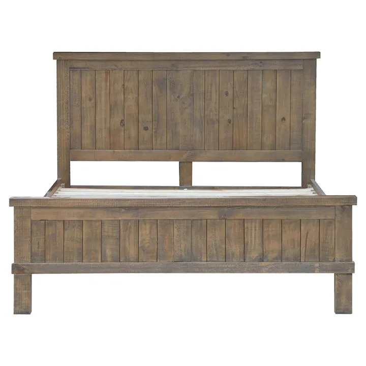 Bredwell New Zealand Pine Timber Bed, Double