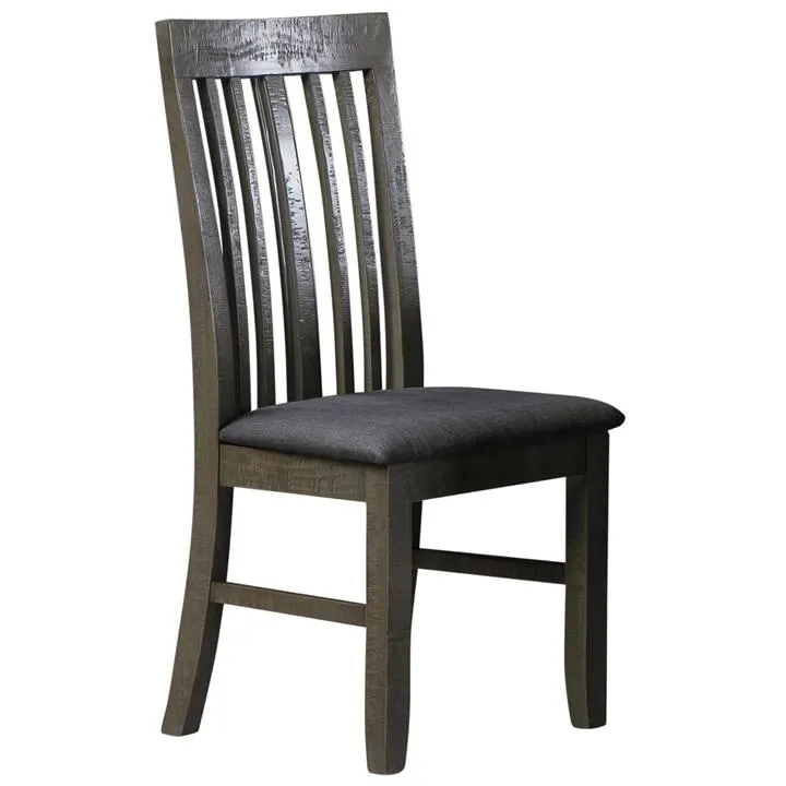 Oran New Zealand Pine Timber Dining Chair with Fabric Seat