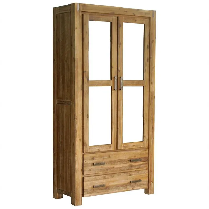 Berida Acacia Timber Display Cabinet