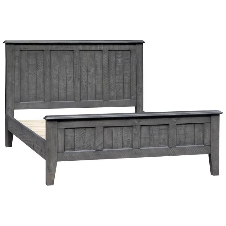 Oran New Zealand Pine Timber Bed, Double