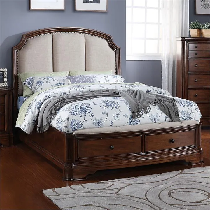 Barton Solid Timber Bed, King