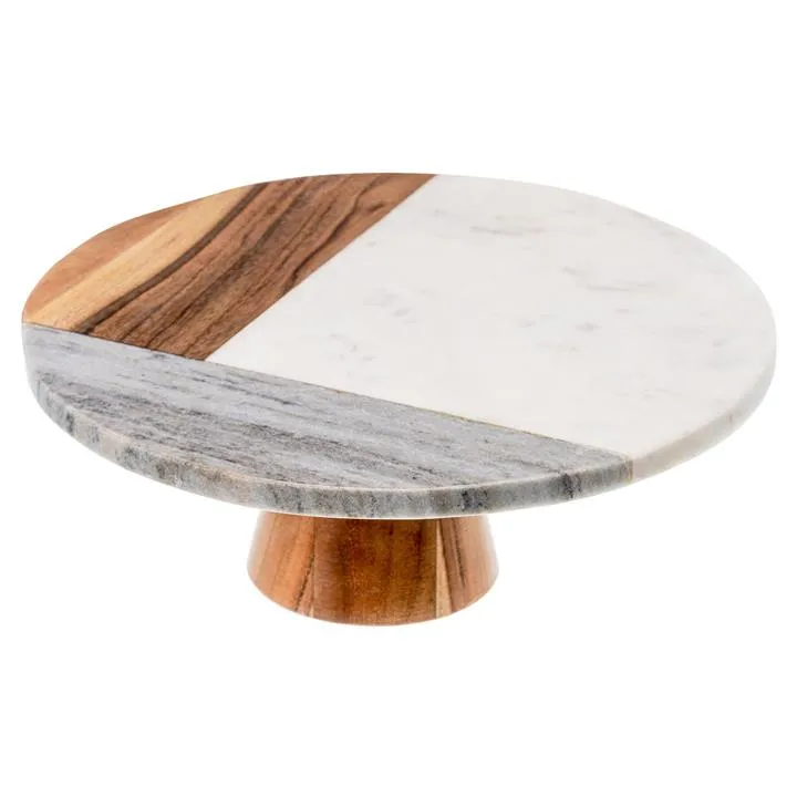 Kostin Marble & Timber Cake Stand