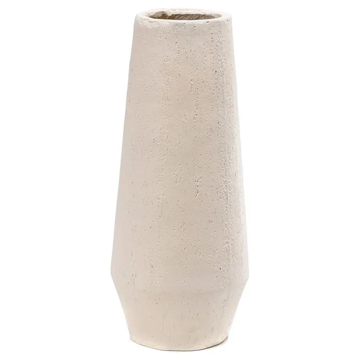 Lahaina Magnesia Vase, Large, White