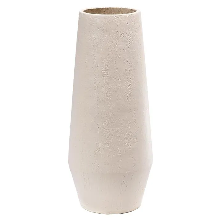 Lahaina Magnesia Vase, Medium, White