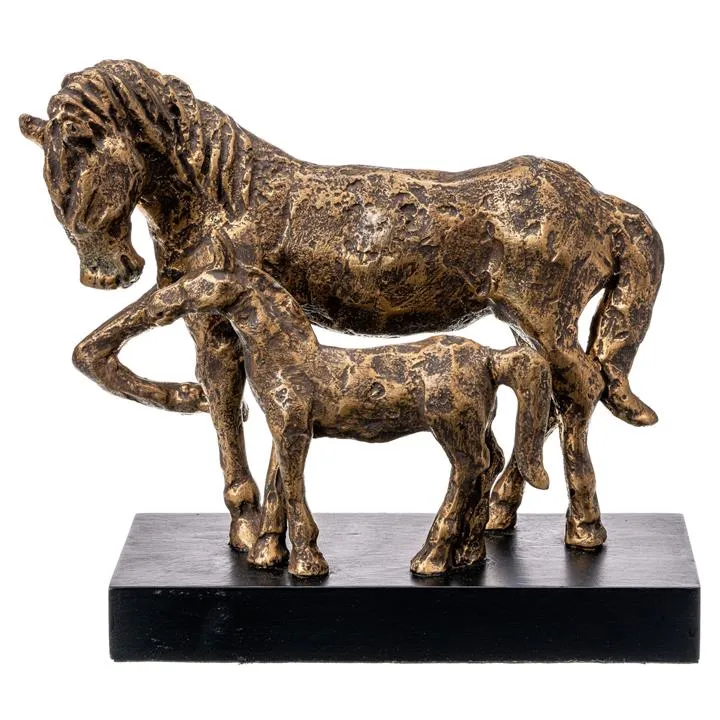 Nerang Sculpture Ornament, Horse & Foal