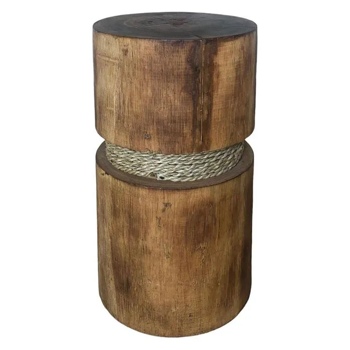 Parklow Timber Round Stool / Side Table