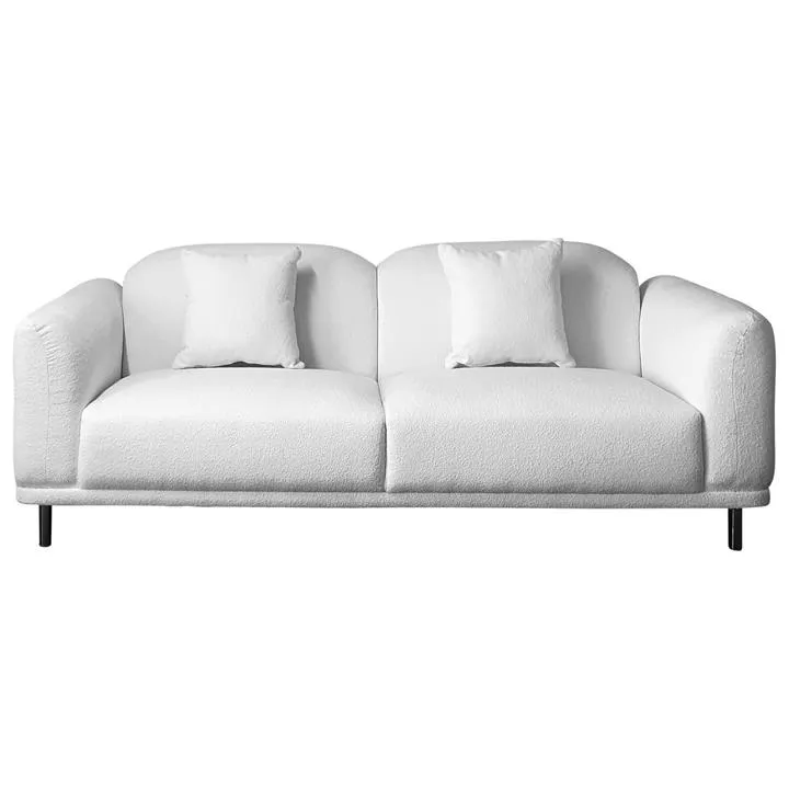 Emiler Boucle Fabric Sofa, 2 Seater