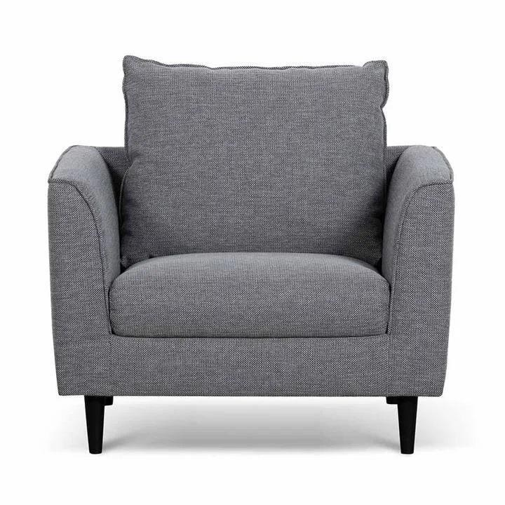 Mulla Fabric Armchair, Graphite Grey