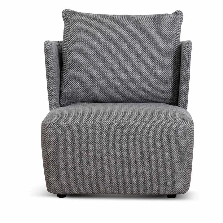 Evie Fabric Lounge Chair, Noble Grey