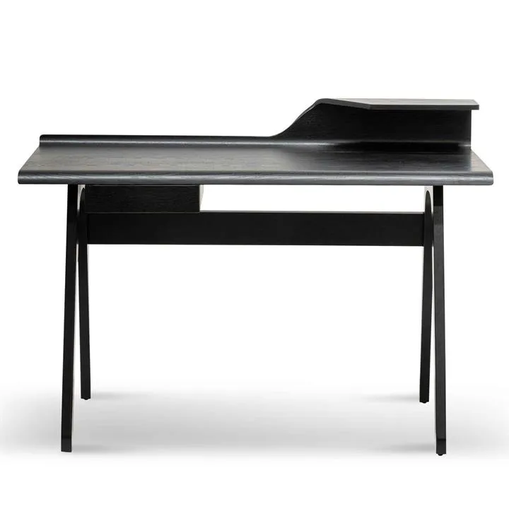 Rine Wooden Writing Desk, 125cm, Black