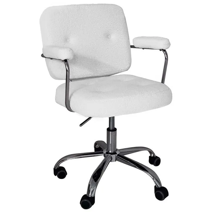 Huggy Sherpa Fabric Office Chair