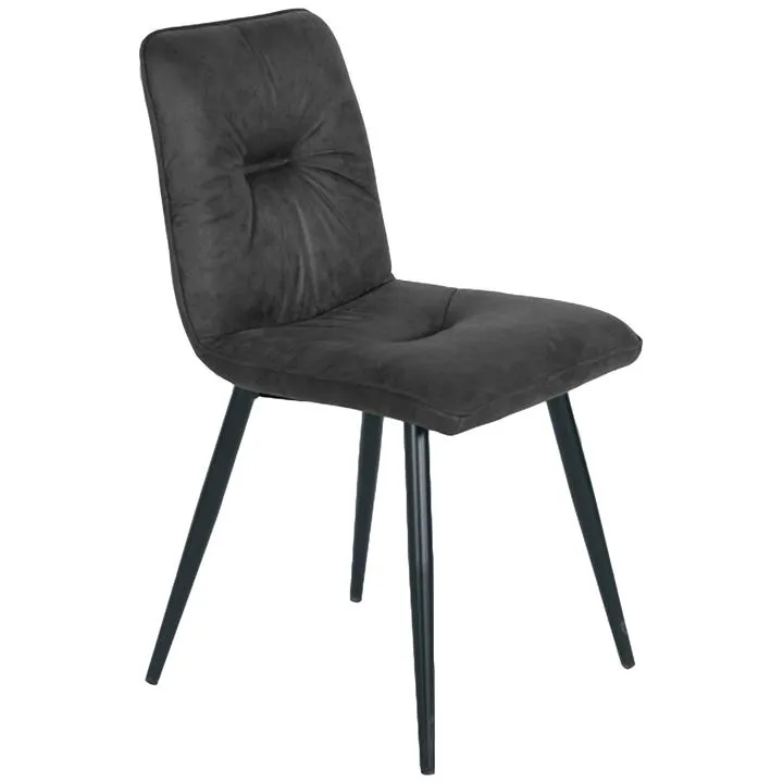 Midash Fabric Dining Chair, Vintage Charcoal