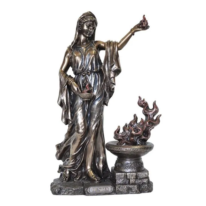 Veronese Cold Cast Bronze Greek Mythology Figurine, Hestia by Veronese ...