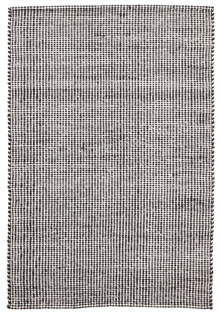 Carlos Felted Wool Rug Black - 225 x 155cm by Interior Secrets - AfterPay Available