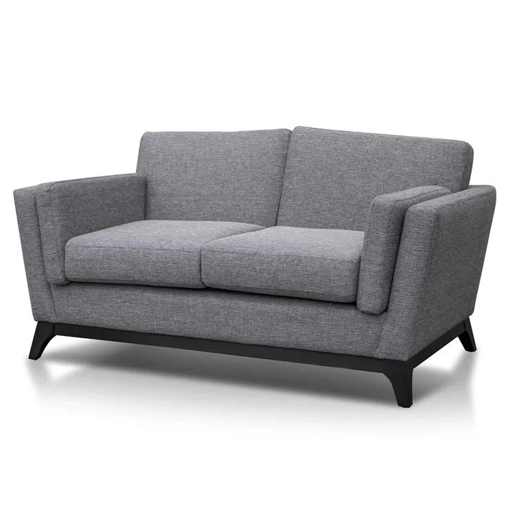 Karla 2 Seater Fabric Sofa - Graphite Grey - Last One by Interior Secrets - AfterPay Available