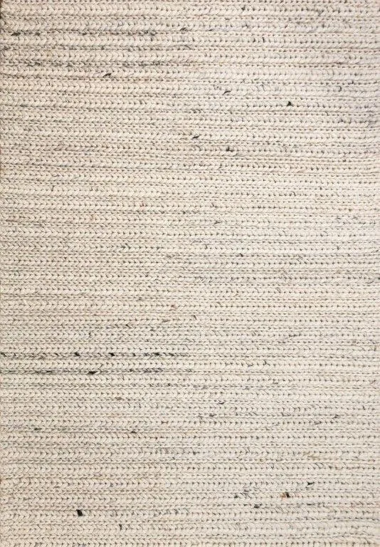 Ola Braid 320 x 240 cm New Zealand Wool Rug - Speckled Grey by Interior Secrets - AfterPay Available