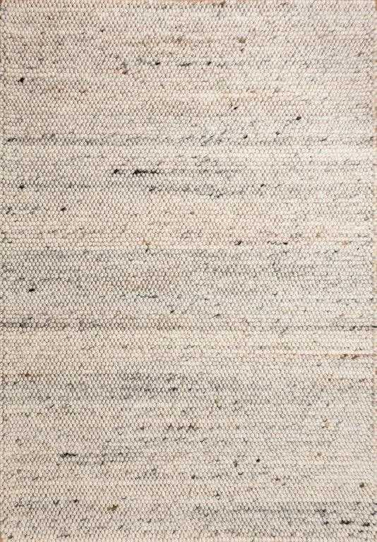 Ola Pebble 290 x 200 cm New Zealand Wool Rug - Speckled Grey by Interior Secrets - AfterPay Available