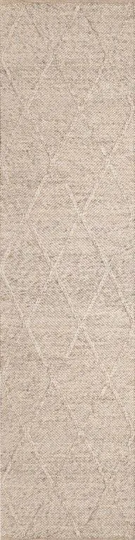 Dianna 320 x 80 cm Wool Hallway Rug - Light Grey by Interior Secrets - AfterPay Available
