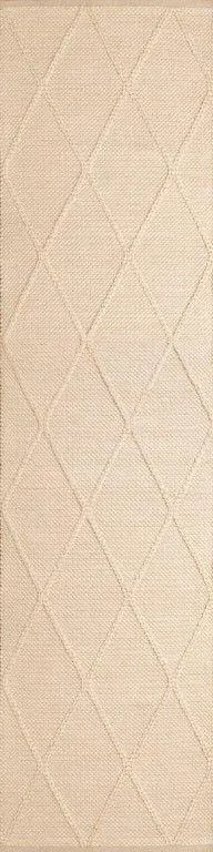 Dianna 320 x 80 cm Wool Hallway Rug - Cream by Interior Secrets - AfterPay Available