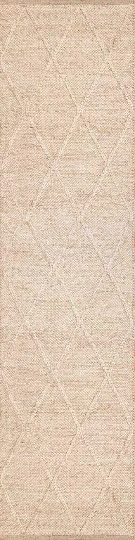 Dianna 320 x 80 cm Wool Hallway Rug - Beige by Interior Secrets - AfterPay Available