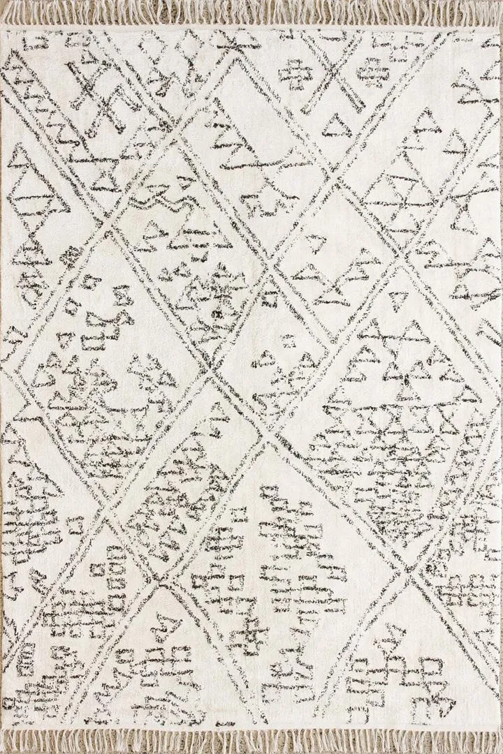 Baya Awan 300 x 200 cm Cotton Rug - White by Interior Secrets - AfterPay Available