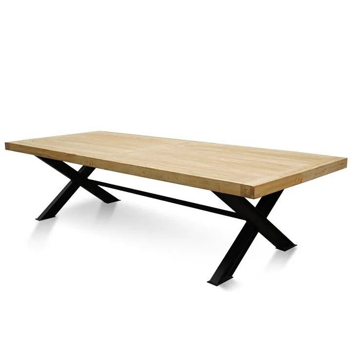Harrison 3m Reclaimed 8 Seater Dining Table - Natural by Interior Secrets - AfterPay Available