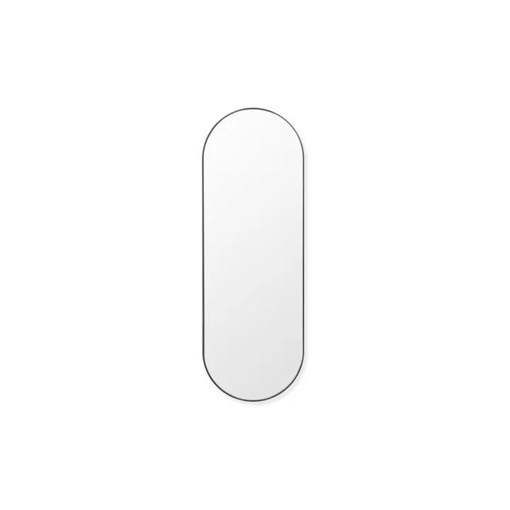 Bjorn Large Oval Mirror - Black by Interior Secrets - AfterPay Available