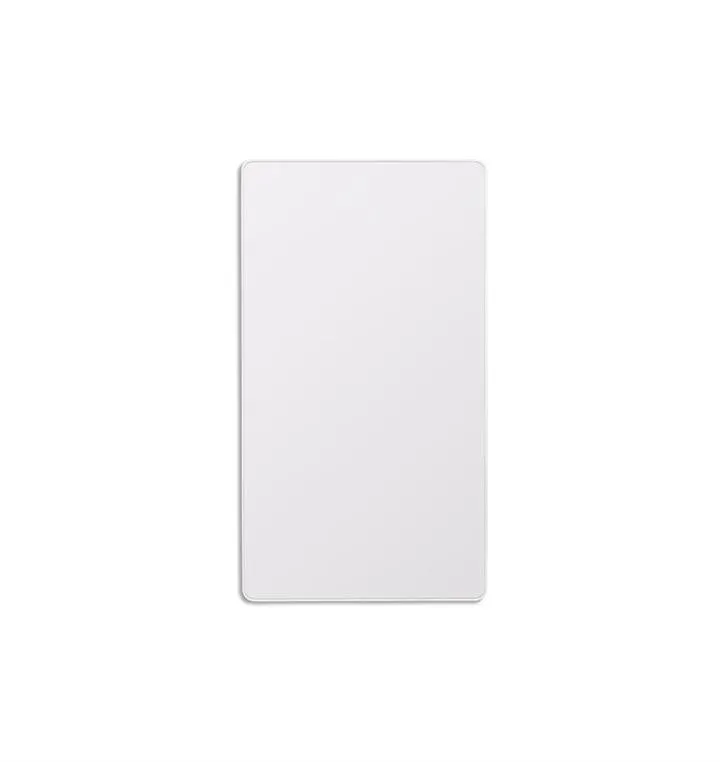 Flynn 180cm Curve Rectangular Mirror Leaner - Bright White by Interior Secrets - AfterPay Available