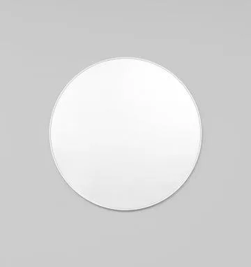 Bjorn 80cm Round Mirror - White by Interior Secrets - AfterPay Available