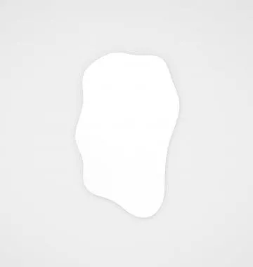 Rockpool 90cm Organic Shaped Mirror - Black by Interior Secrets - AfterPay Available
