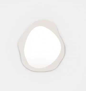 Aura 95cm Organic Mirror - Sand by Interior Secrets - AfterPay Available