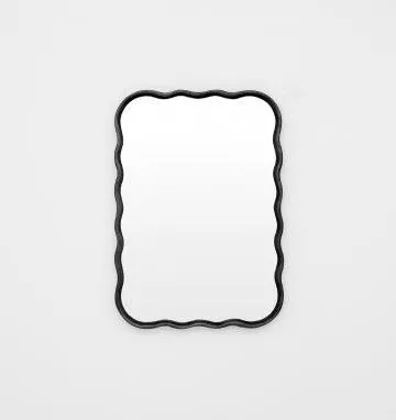 Louise 79cm Mirror - Black by Interior Secrets - AfterPay Available